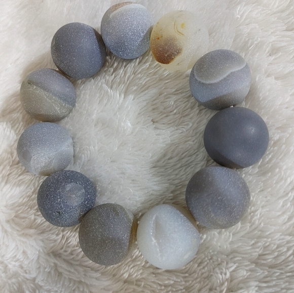 Natural Druzy Agate Jewelry - Druzy Agate Bracelet